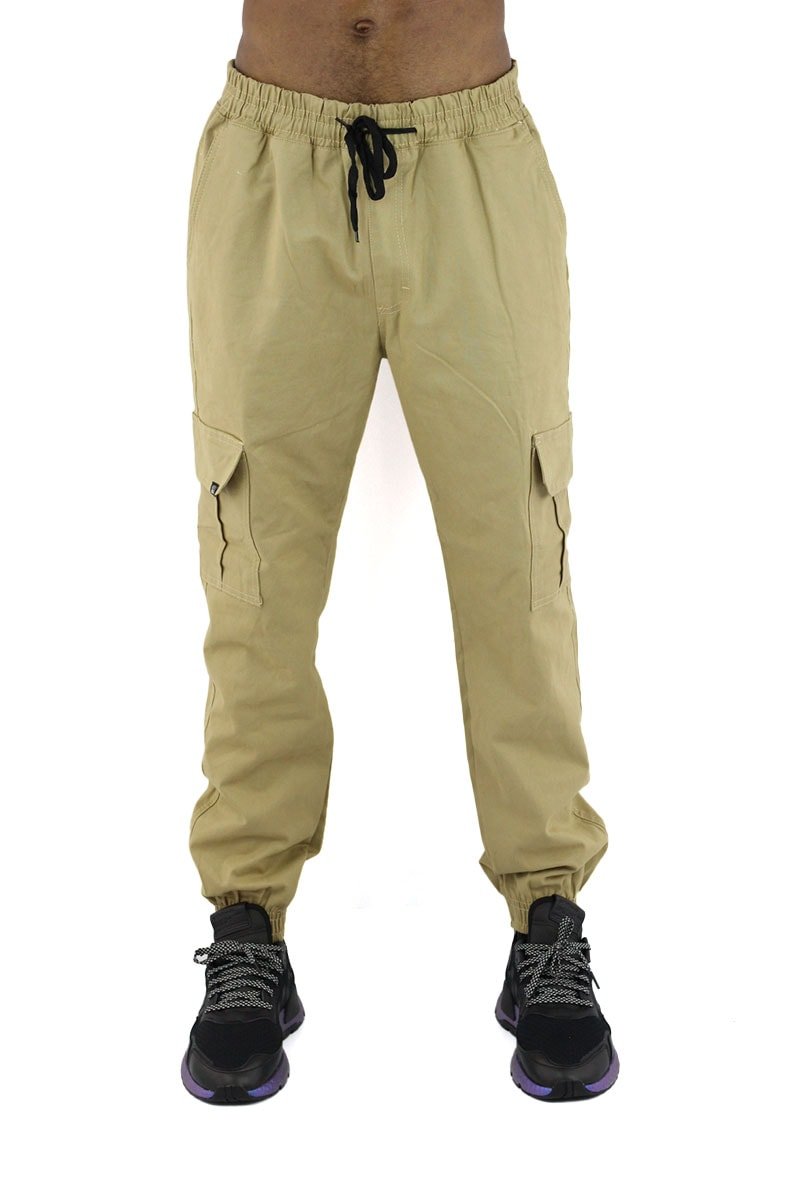 Calça NewSkull Jogger Cargo Bege Caqui - NewSkull