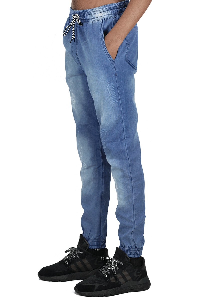 Calça NewSkull Jogger Jeans Claro Azul - NewSkull