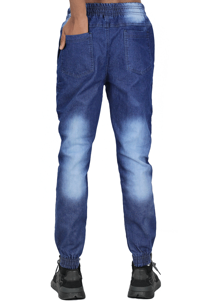 Calça NewSkull Jogger Jeans Escuro Azul - NewSkull