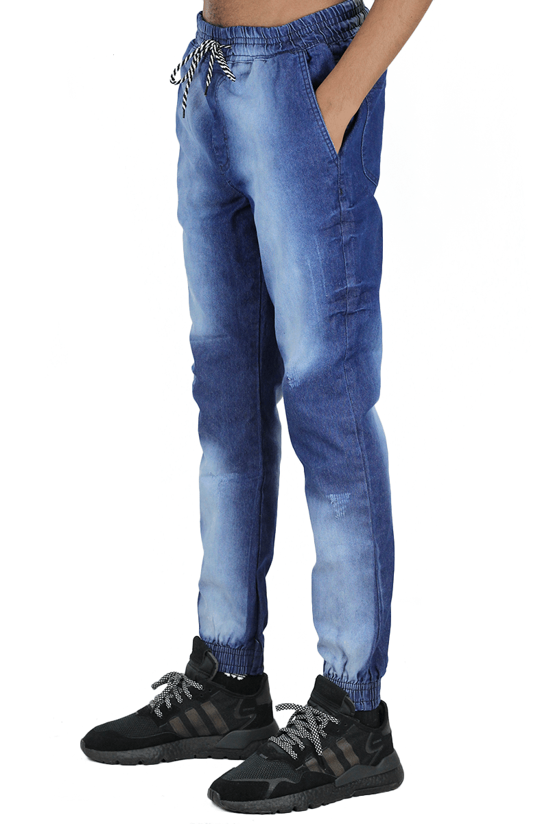 Calça NewSkull Jogger Jeans Escuro Azul - NewSkull