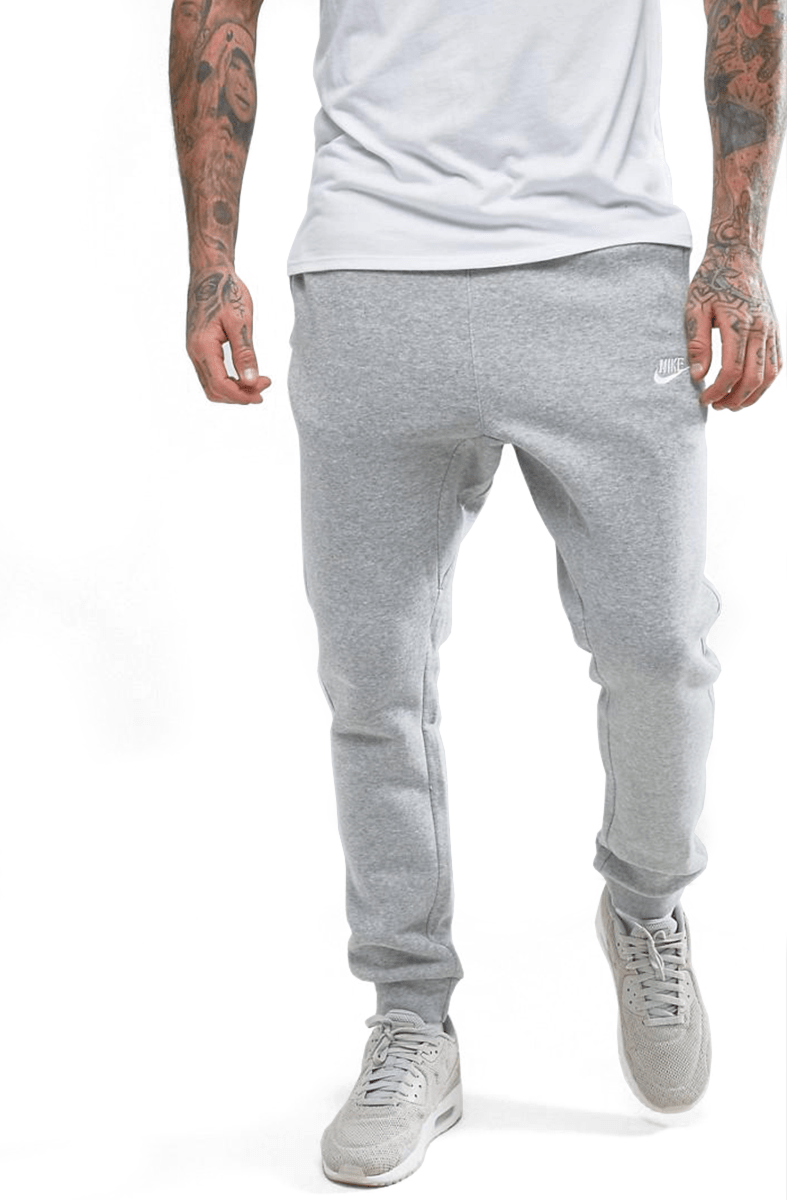 Calça Nike Moleton Jogger Cinza - NewSkull