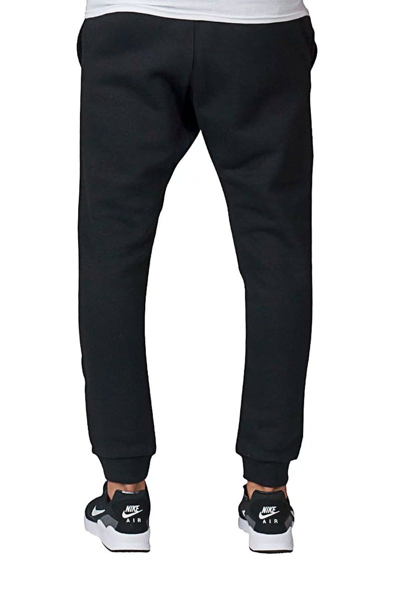 Calça Nike Sportswear Club Jogger Moletom Preta/Branca - NewSkull