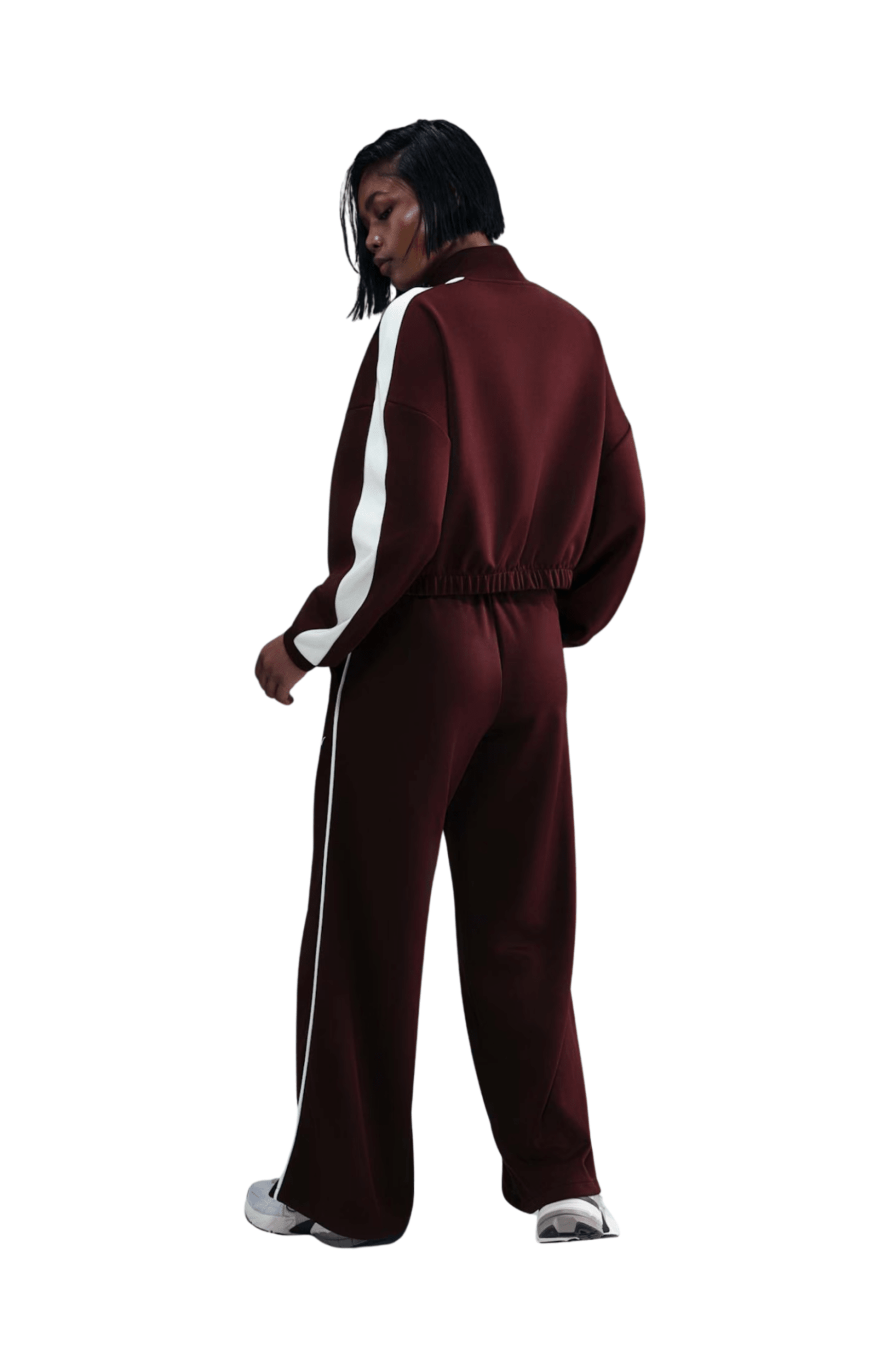 Calça Nike Sportswear Wide Leg Feminino Vinho - NewSkull