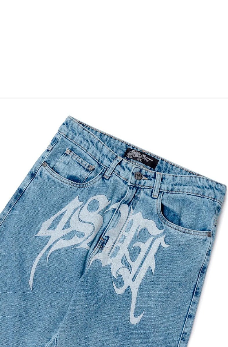 Calça Pants Sufgang 4SUF Jeans Azul - NewSkull