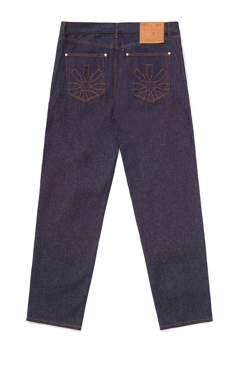 Calça Piet Slime Raw Denim Pants Azul - NewSkull