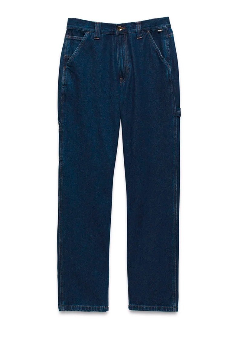 Calça Vans Denin Drill Chore Relaxed Carpenter Denim Pant Upland Azul - NewSkull