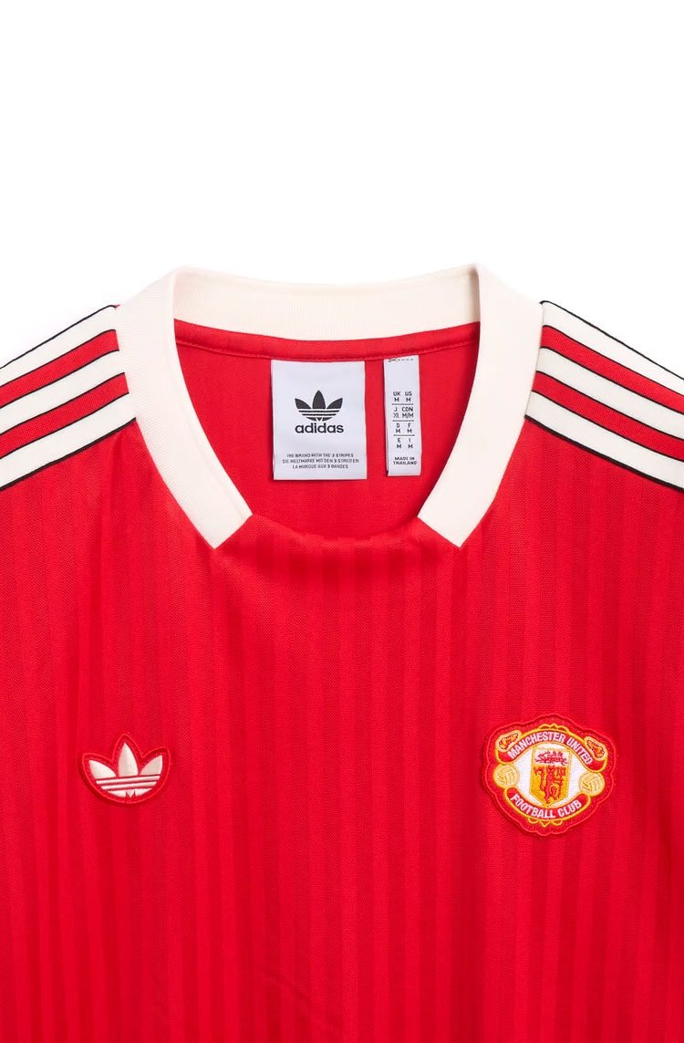 Camisa Adidas Manchester United Terrace Icons Vermelho - NewSkull