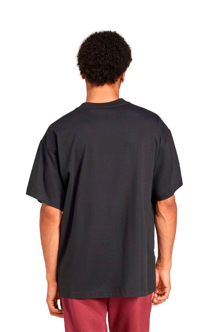 Camisa Adidas Oversized Trefoil Essentials Preto/Branco - NewSkull