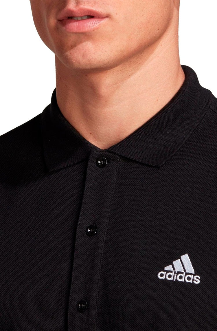Camisa Adidas Polo Pique Preto - NewSkull