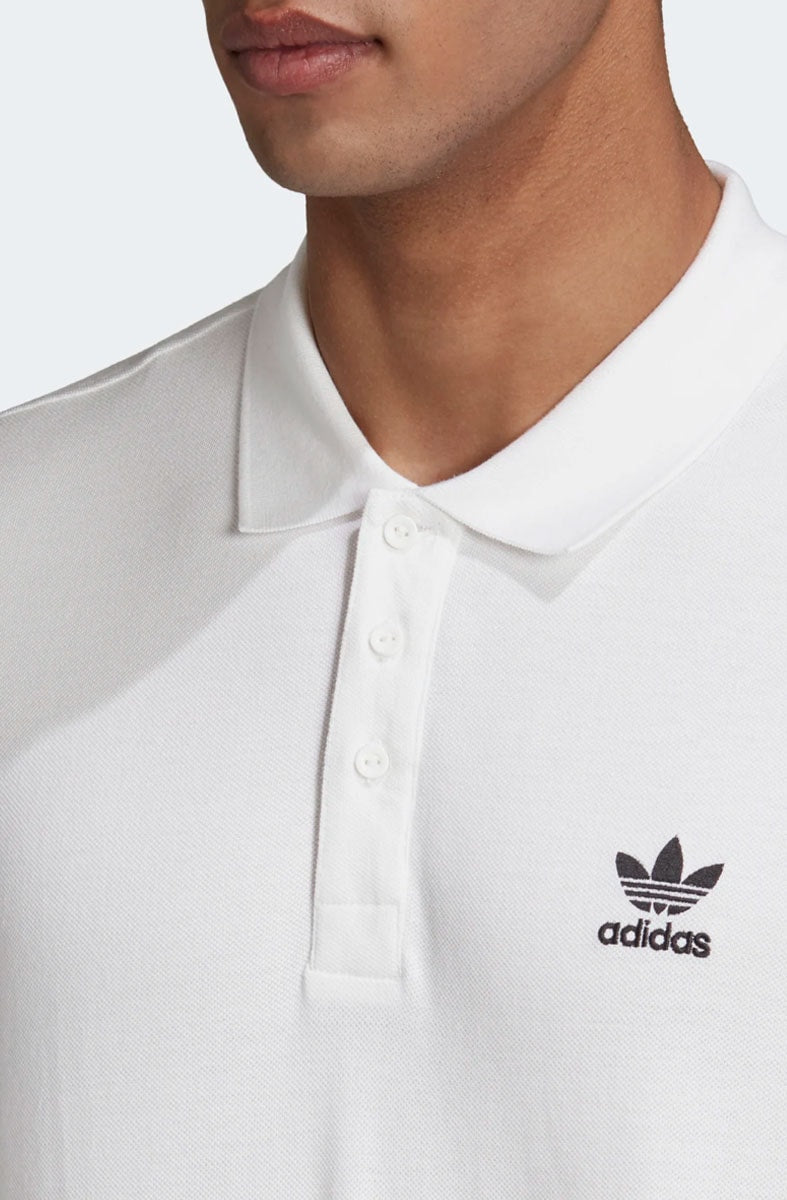 Camisa Adidas Polo Trefol Branca/Preta - NewSkull