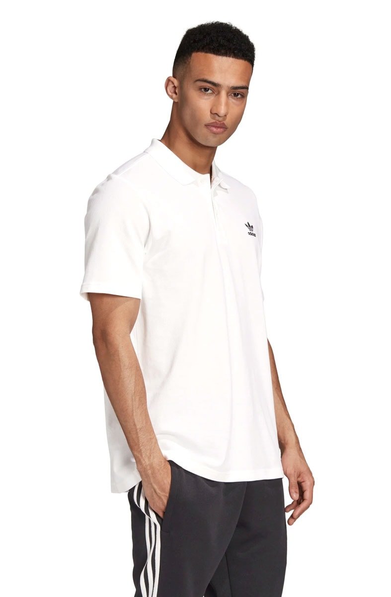 Camisa Adidas Polo Trefol Branca/Preta - NewSkull