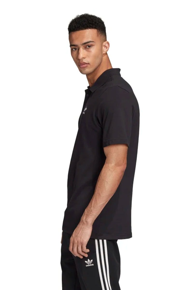 Camisa Adidas Polo Trefol Preta/Branca - NewSkull