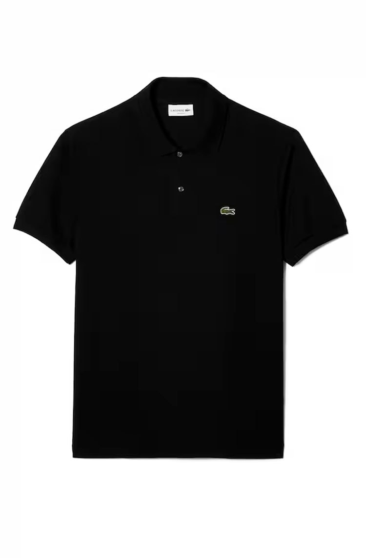 Camisa Polo Lacoste Masculina L.12.12 Original Preto - NewSkull