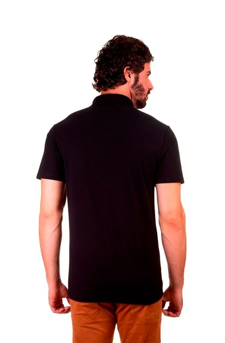Camisa Polo Oakley Masculina Patch 2.0 Preto - NewSkull