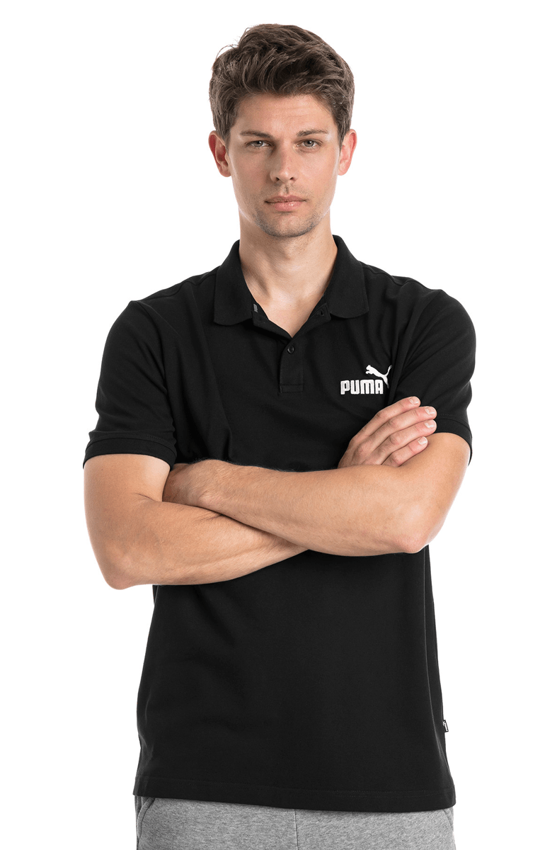 CAMISA POLO PUMA ESSENTIALS PRETO - NewSkull
