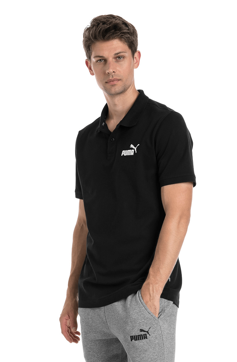 CAMISA POLO PUMA ESSENTIALS PRETO - NewSkull