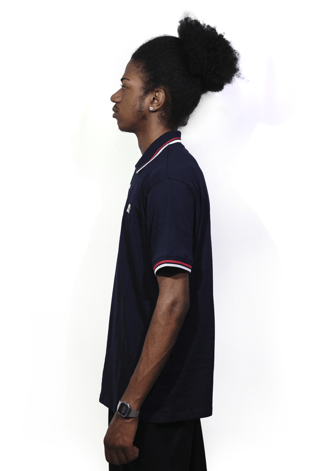 Camisa Polo Starter Bicolor Azul - NewSkull