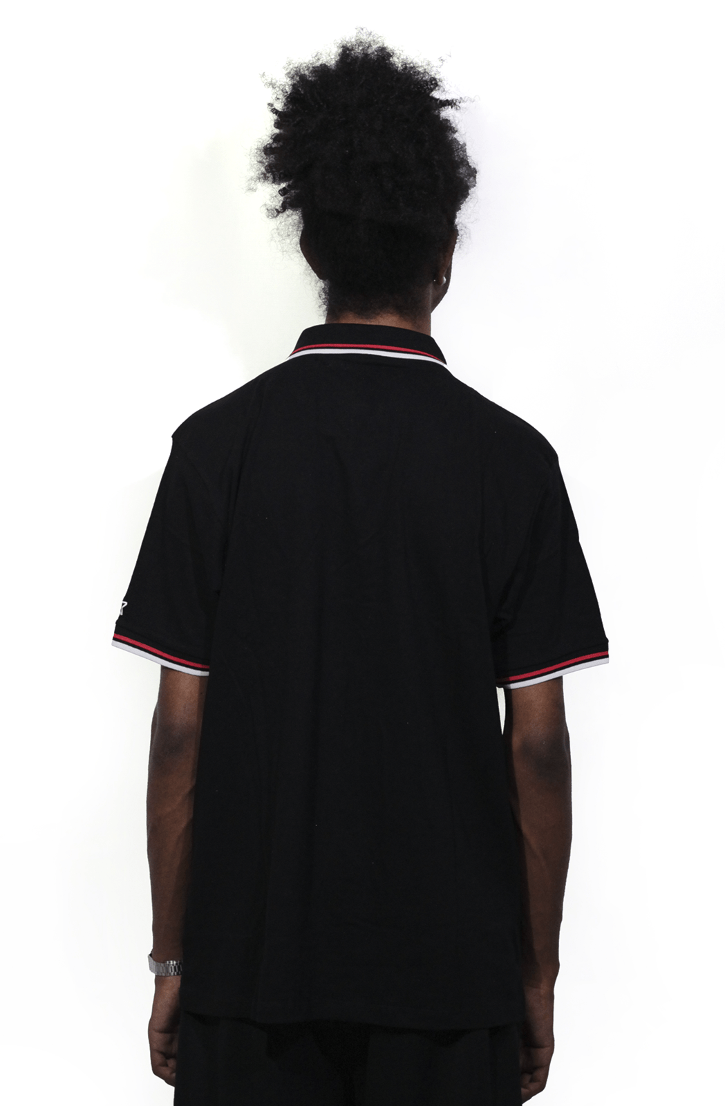 Camisa Polo Starter Bicolor SC73 Preta - NewSkull