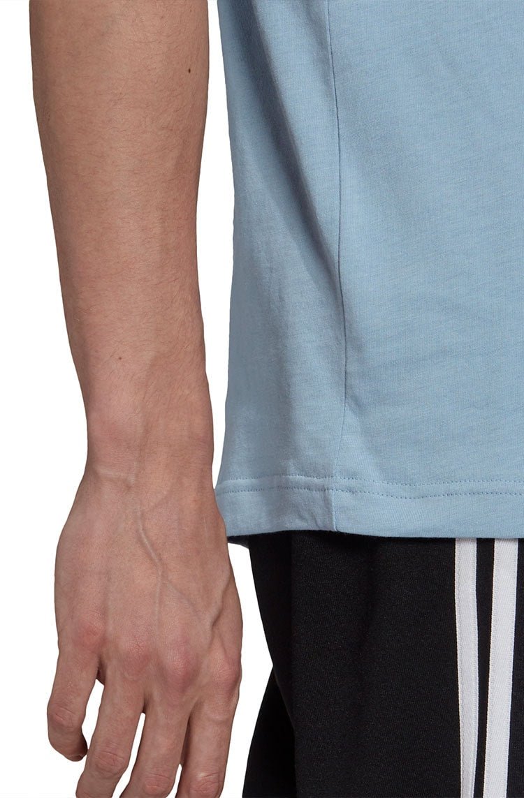 Camiseta Adidas Adicolor Classics 3 - Stripes Azul/Branca - NewSkull