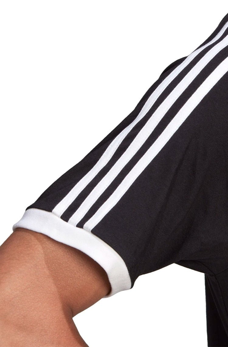 Camiseta Adidas Adicolor Classics 3 Stripes Preta/Branca - NewSkull