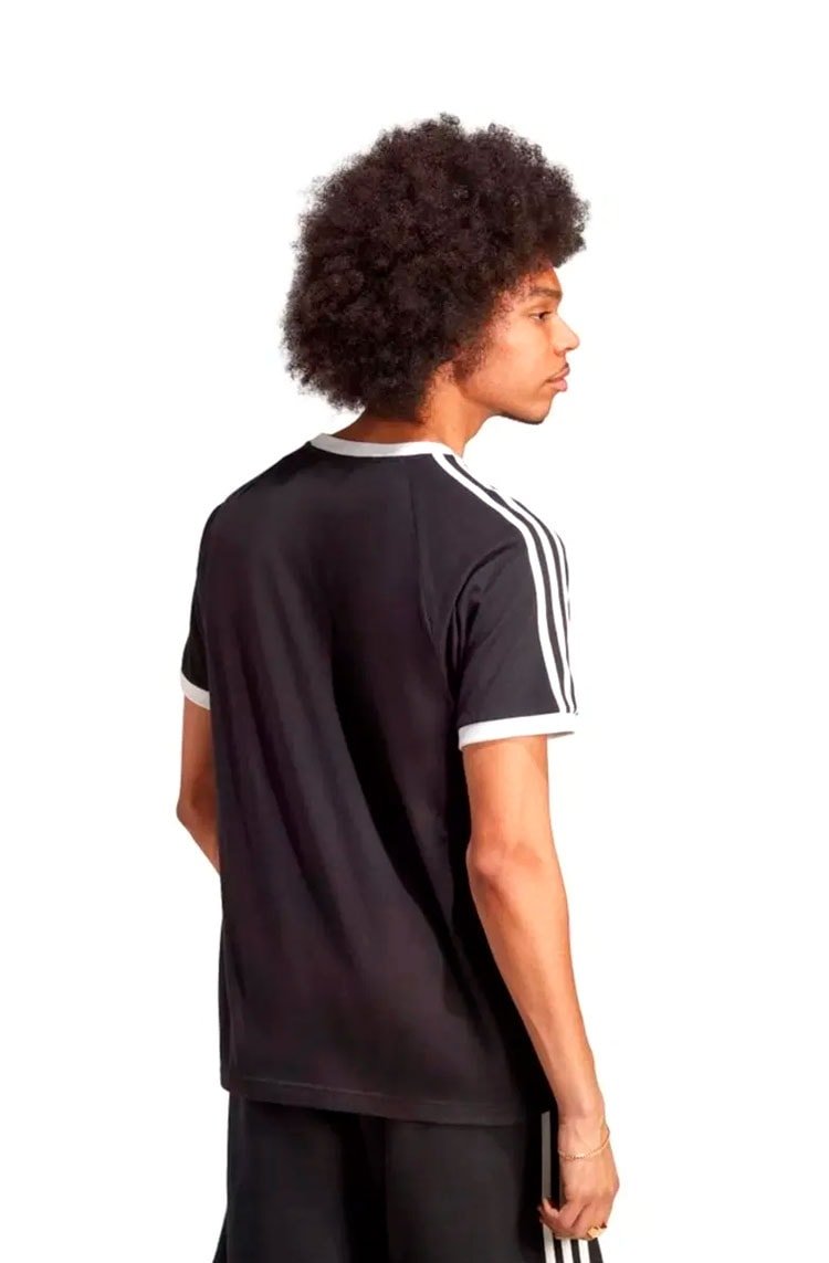 Camiseta Adidas Adicolor Classics 3 - stripes Preto/Branco - NewSkull