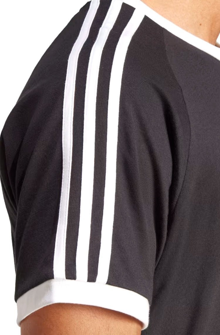 Camiseta Adidas Adicolor Classics 3 stripes Preto/Branco - NewSkull
