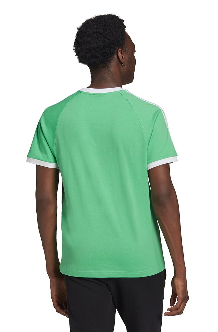 Camiseta Adidas Adicolor Classics 3 - Stripes Verde/Branca - NewSkull