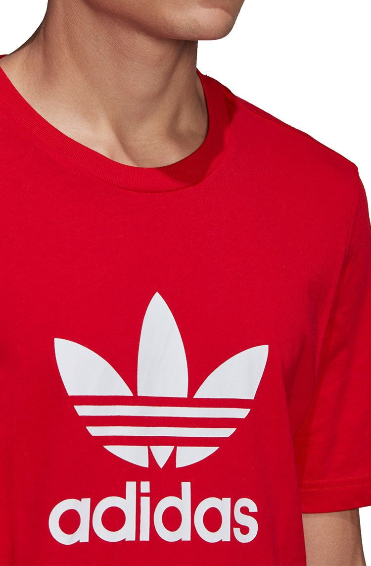 Camiseta Adidas Adicolor Classics Trefoil Vermelha - NewSkull