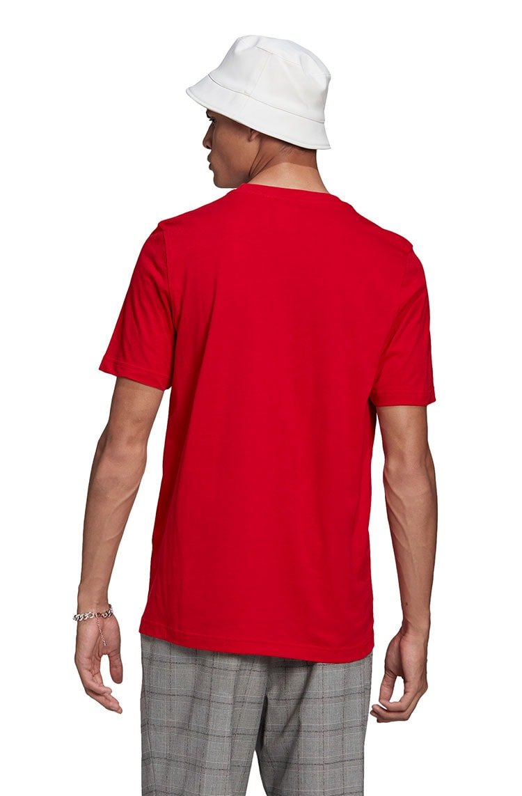 Camiseta Adidas Adicolor Classics Trefoil Vermelha - NewSkull