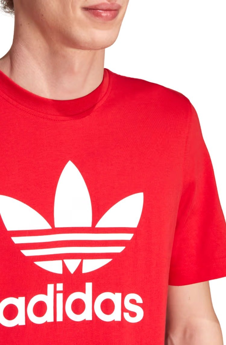 Camiseta Adidas Adicolor Classics Trefoil Vermelho - NewSkull