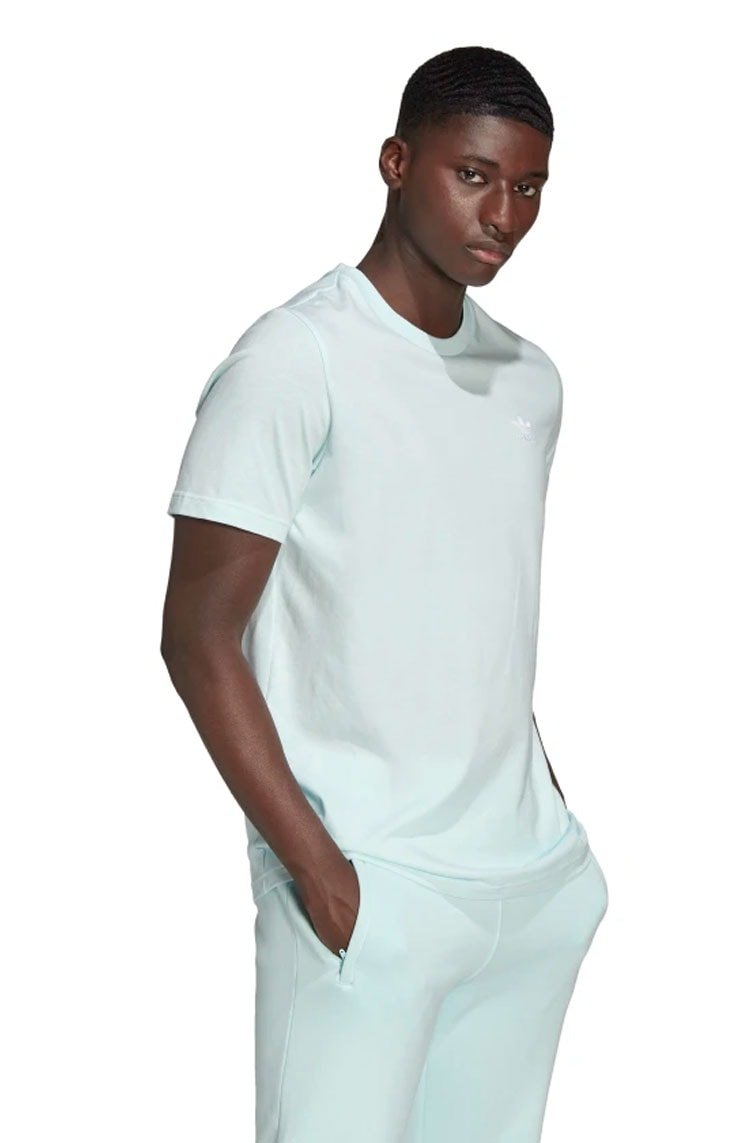 Camiseta Adidas Adicolor Essentials Trefoil Azul Claro - NewSkull
