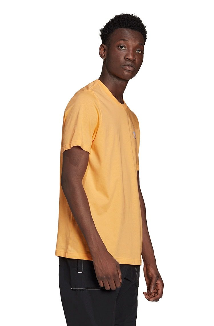 Camiseta Adidas Adicolor Essentials Trefoil Laranja/Lilas - NewSkull