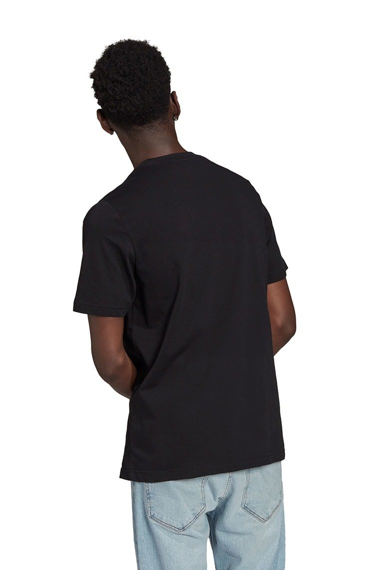 Camiseta Adidas Adicolor Essentials Trefoil Preta/Branca - NewSkull