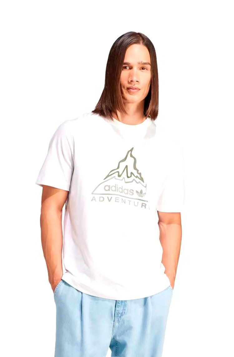 Camiseta Adidas Adventure Graphics Branco - NewSkull