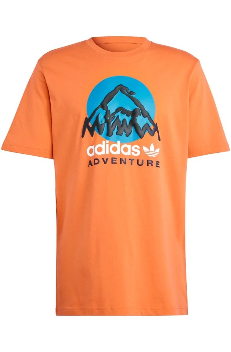 Camiseta Adidas Adventure Mountain Laranja - NewSkull