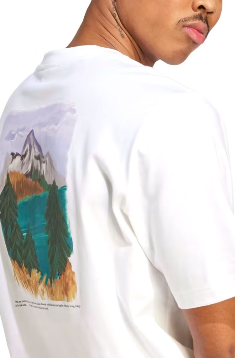 Camiseta Adidas Adventure Nature Awakening Branco - NewSkull