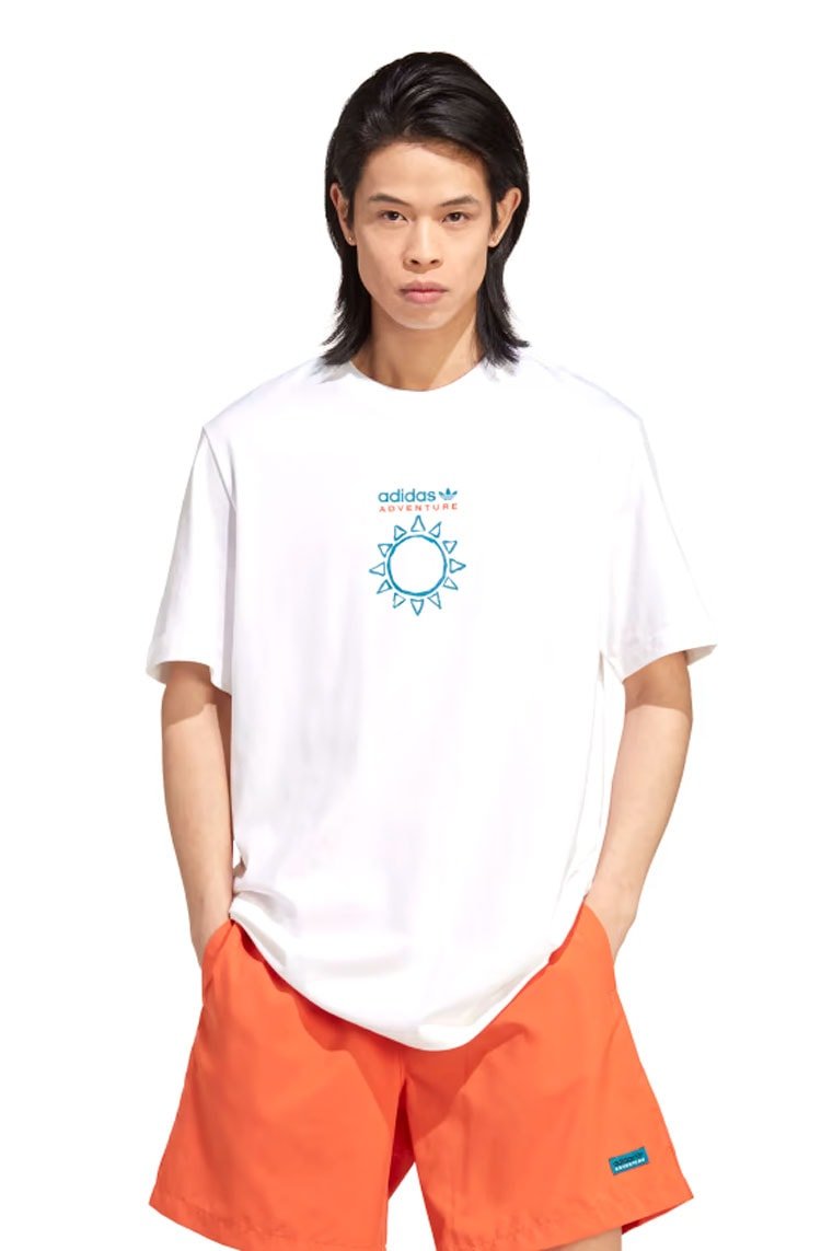 Camiseta Adidas Adventure Nature Awakening Made With Nature Branco - NewSkull