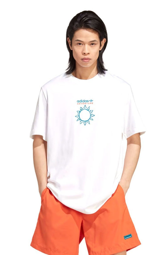 Camiseta Adidas Adventure Nature Awakening Made With Nature Branco - NewSkull