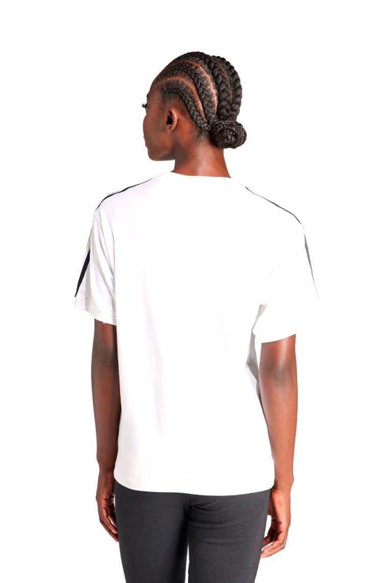 Camiseta Adidas Baby Look 3 - stripes Branco - NewSkull
