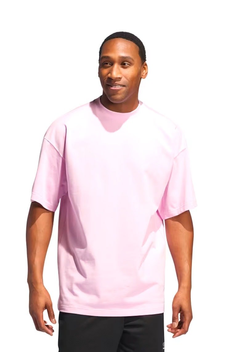 Camiseta Adidas Basketball Select Rosa - NewSkull