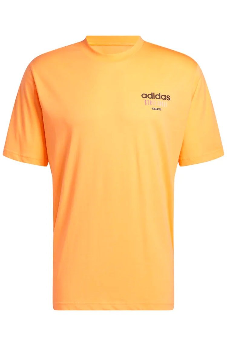 Camiseta Adidas Basketball Streetball Graphic Laranja/Preto - NewSkull