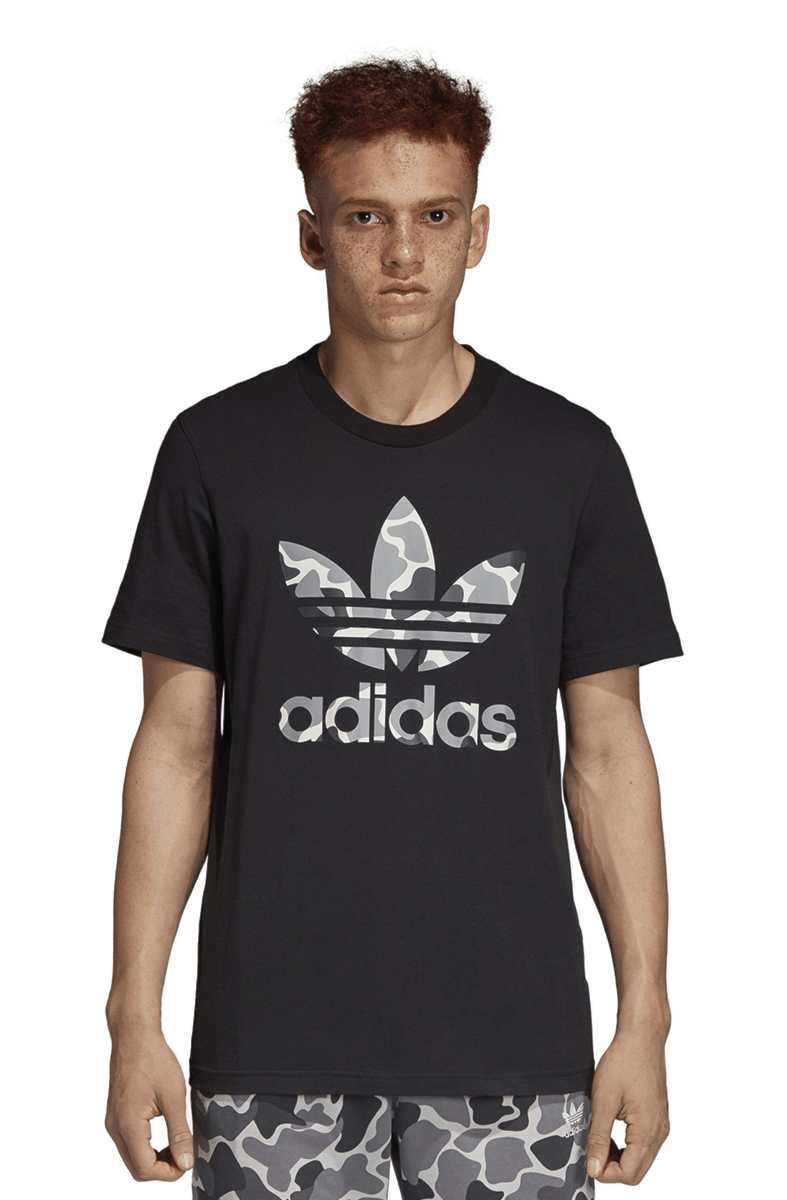 Camiseta Adidas Camouflage Trefoil Preto - NewSkull