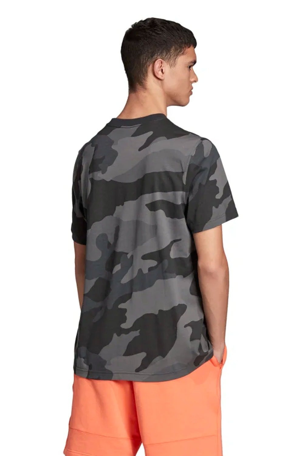 Camiseta ADIDAS Camuflagem Trefol Preto/Cinza - NewSkull