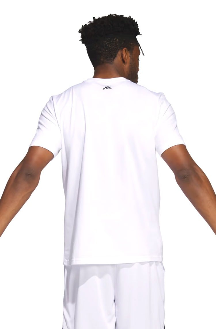 Camiseta Adidas Chain Net Basketball Branco - NewSkull