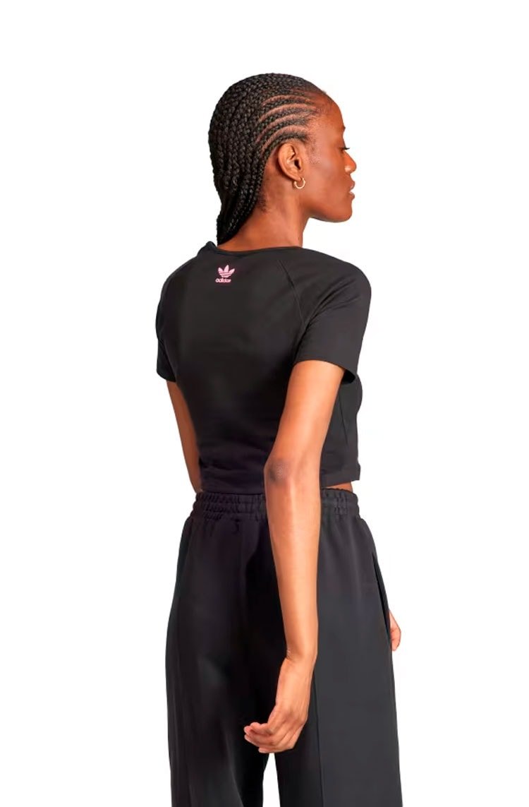 Camiseta Adidas Cropped Graphic Baby Preto - NewSkull