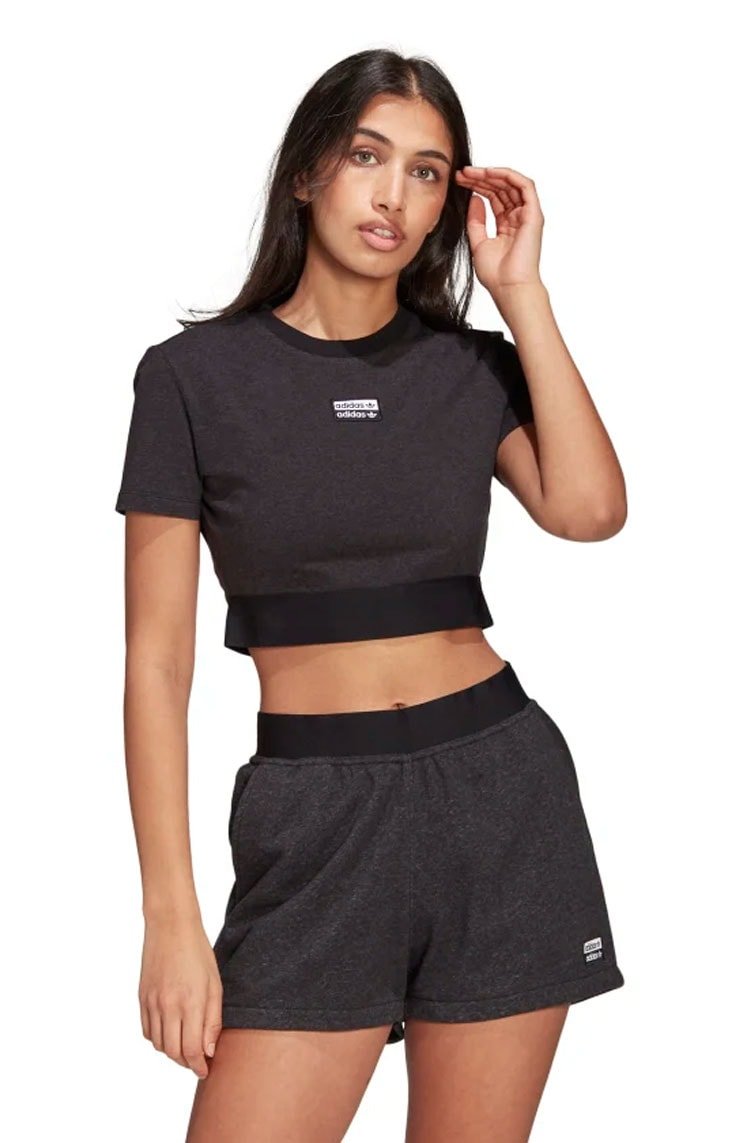 Camiseta Adidas Cropped R.Y.V Feminina Preta - NewSkull