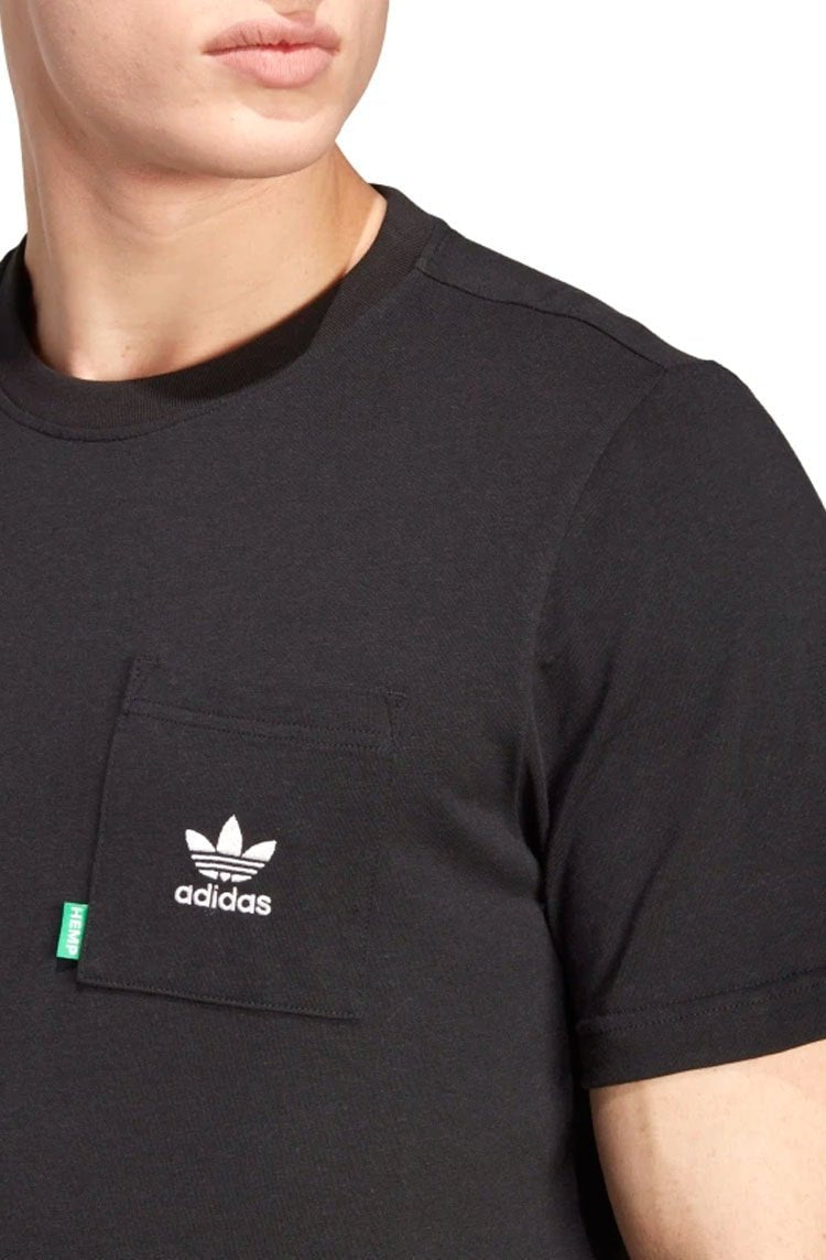Camiseta Adidas Essentials + Made With Hemp Preto - NewSkull
