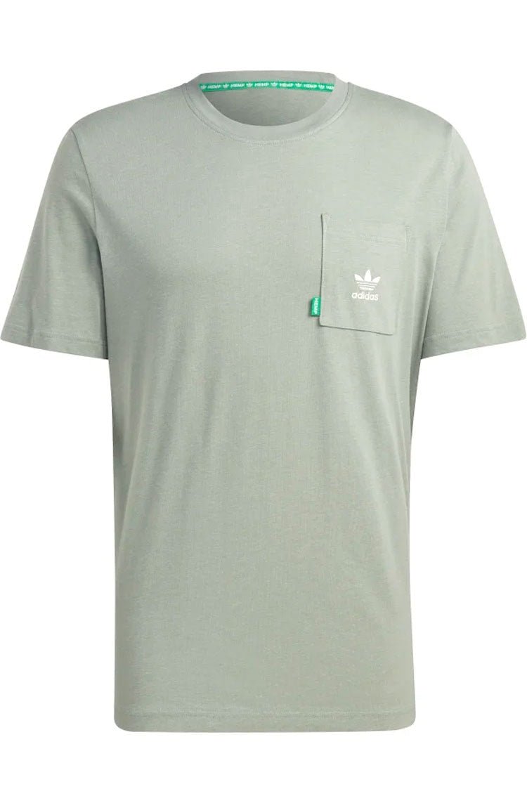 Camiseta Adidas Essentials + Made With Hemp Verde - NewSkull