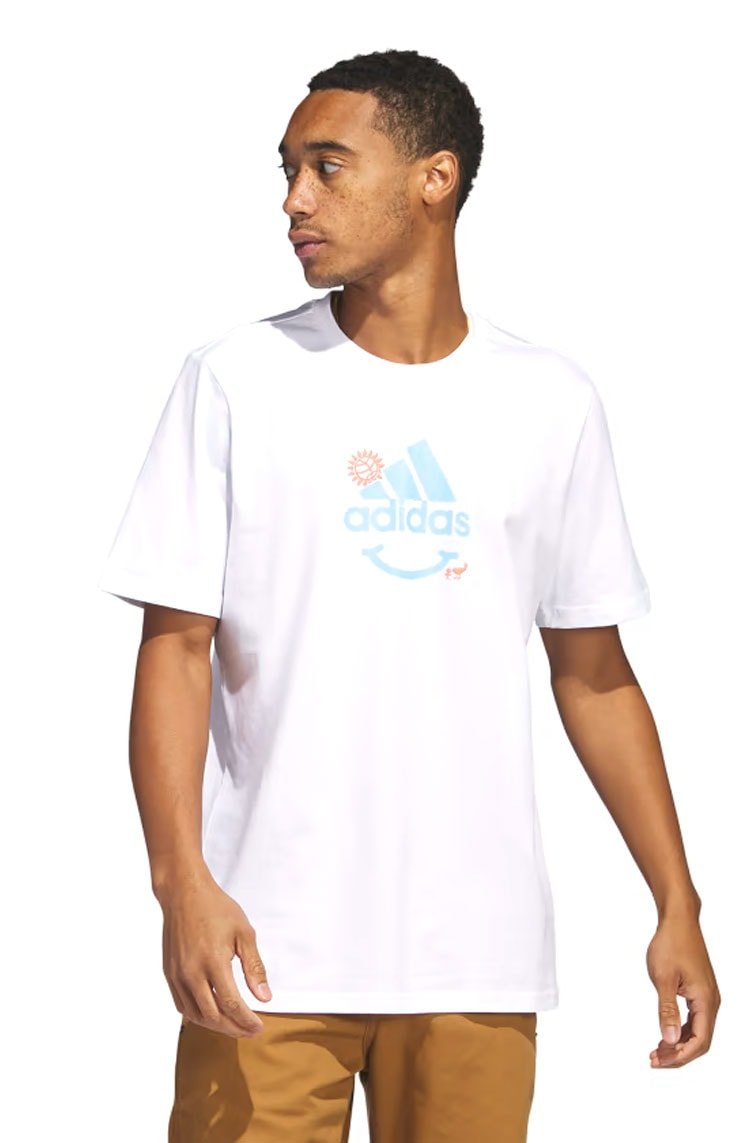 Camiseta Adidas Estampada Change Through Sports Branco/Azul - NewSkull