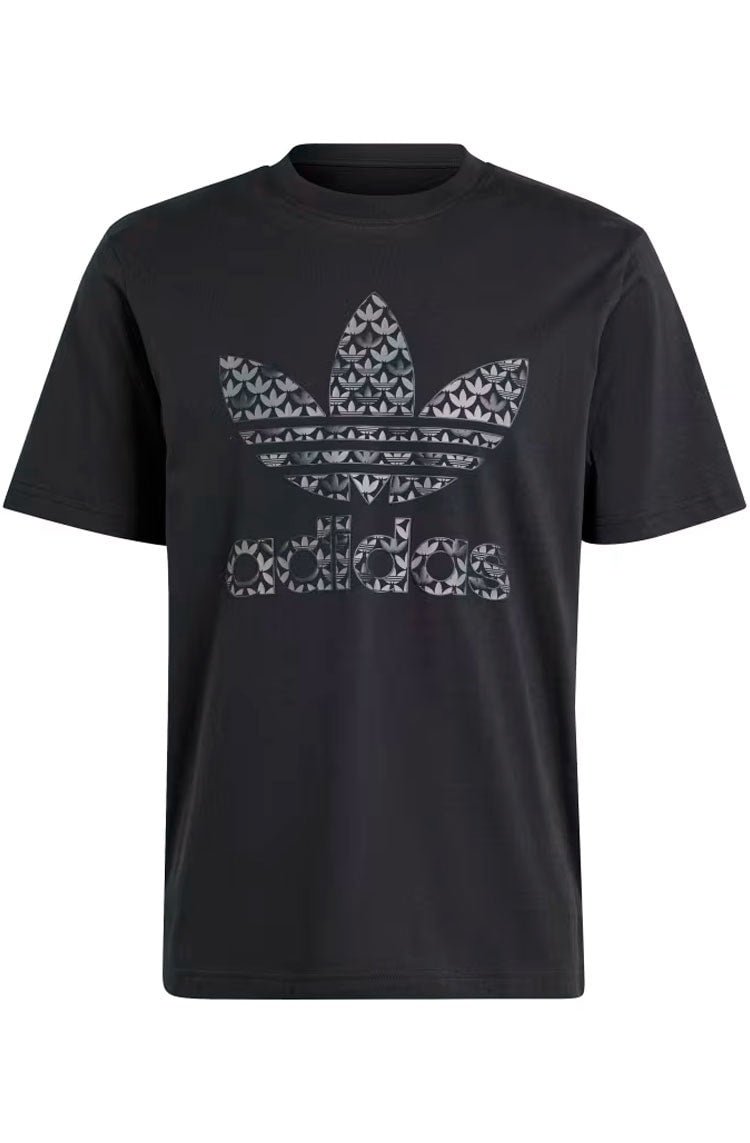 Camiseta Adidas Estampada Monograma Classic Preto - NewSkull